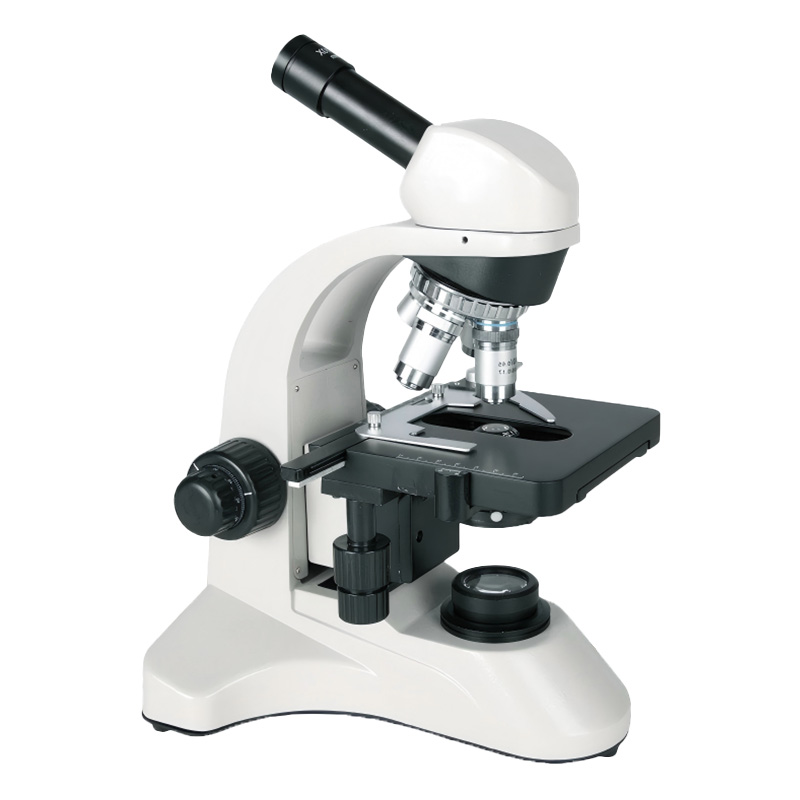 Versatile Monocular Microscope with Achromatic 4X,10X,40X,100X Objectives and Rotatable Head